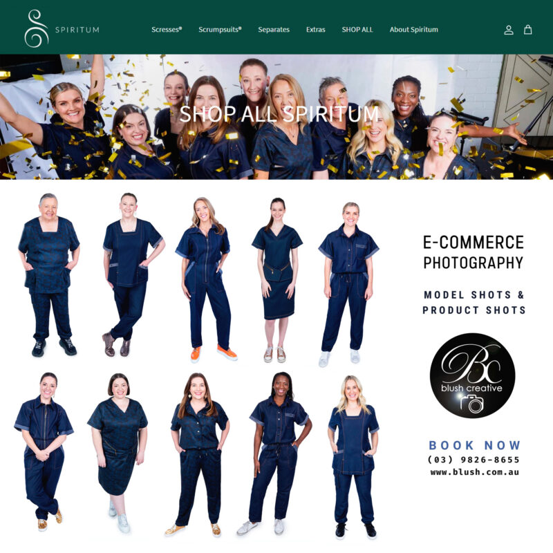 eCommerce photos, model shots, ecomm, product shots